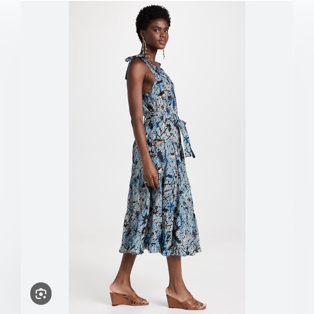 Ulla Johnson Print Midi Dress Multicolour Size 2